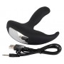 Vibratore anale stimolatore per prostata dildo vibrante ricaricabile uomo plug nero
