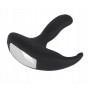 Vibratore anale stimolatore per prostata dildo vibrante ricaricabile uomo plug nero