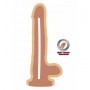 Fallo vaginale dildo realistico con testicoli e ventosa