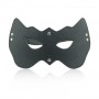 Visual mask black maschera bondage fetish in simil pelle integrale uomo e donna sexy