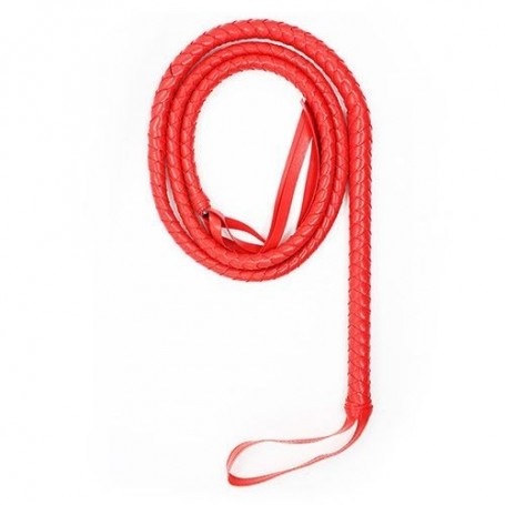 Frusta indy flog whip red  frustino bondage sexy rosa fetish harness mistress