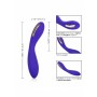 Vibratore stimolatore vaginale anale dildo fallo in silicone vibrante con scarica elettrica  impulse