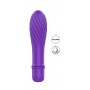 Vibratore vaginale stimolatore vaginale anale in silicone dildo fallo in realistico silicone viola