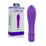 Vibratore vaginale stimolatore vaginale anale in silicone dildo fallo in realistico silicone viola