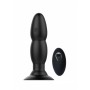 Plug anale con ventosa vibratore stimolatore dildo fallo vibrante nero sex toys black