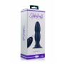 Plug anale con ventosa vibratore stimolatore dildo fallo vibrante nero sex toys black