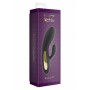 Vibratore Rabbit in silicone dildo nero doppio fallo vibrante stimolatore per clitoride donna
