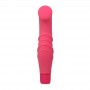 Vibratore impermeabile dildo rosa vaginale in silicone fallo vibrante per punto G 