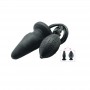 Fallo anale plug gonfiabile dildo maxi big nero the inflatable butt