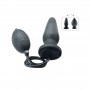 Fallo anale plug gonfiabile dildo maxi big nero the inflatable butt