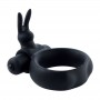 cockring nero in silicone anello fallico vibrante sex toys stimolante per il pene