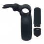 cockring nero in silicone anello fallico vibrante sex toys stimolante per il pene