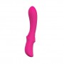 Vibratore vaginale stimolatore per donna in silicone fallo dildo vibrante convex pink