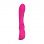 Vibratore vaginale stimolatore per donna in silicone fallo dildo vibrante convex pink