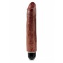 Vibratore realistico maxi grande nero big king cock dildo fallo anale vaginale impermeabile 10 brown
