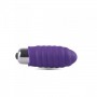 Vibratore vaginale fallo dildo vibrante mini stimolatore clitoride in silicone viola