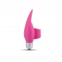 stimolatore clitoride vibratore vaginale in silicone mini fallo vibrante sex toys rosa fan vane