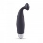 Vibratore nero in silicone stimolatore vaginale dildo fallo vibrante mini finger fan stalk