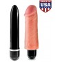 Vibratore vaginale realistico fallo vibrante king cock 5 stiffy flesh
