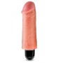 Vibratore vaginale realistico fallo vibrante king cock 5 stiffy flesh