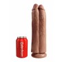 Fallo dildo vaginale realistico doppio king cock 11 two cocks mulatto
