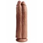 Fallo dildo vaginale realistico doppio king cock 11 two cocks mulatto