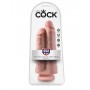 dildo vaginale fallo realistico con ventosa king cock doppio 9  flesh two in one