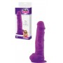 Realistico Dildo Fallo Vaginale Grande maxi con ventosa in silicone big Arm Purple 11