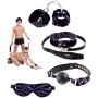 kit bondage fettish frusta manette colleìare morso gag ball guinzaglio