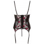 Completo intimo per donna corsetto guepiere donna lingerie set
