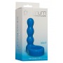 Fallo anale dildo in silicone con anello fallico per pene blu