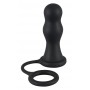 Kit sexy toys anale nero in silicone 3pz fallo dildo plug