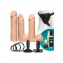 kit fallo indossabile dildo con ventosa strap on vaculock dual density