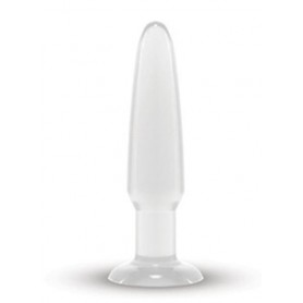 Plug anale con ventosa trasparente fallo piccolo mini dildo dilatatore anal butt