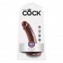 Fallo realistico king cock 6 brown