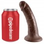 Fallo realistico king cock 6 brown