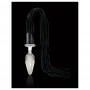 Plug fallo Anale in vetro con frusta bondage icicles no 49