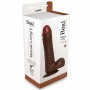 VIBRATORE REALISTICO REAL RAPTURE BROWN 9