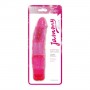 Vibratore realistico vaginale anale Jelly Jammy Glitter pink blasty