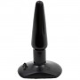 Plug anale mini fallo nero dilatatore morbido anal butt dildo sexy piccolo black