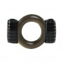 Anello fallico vibrante in silicone nero cock ring ritardante per pene sex toys