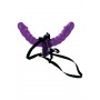 Fallo doppio indossabile realistico dildo vaginale anale pene finto strap on