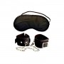 Kit costrittivo bdsm sexy toys manette nero bondage fetish per giochi sadomaso