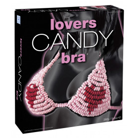 Reggiseno caramella per giochi erotici di coppia gadget divertente commestibile