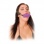 Morso traspirante viola cilindrico SERIES DELUXE BREATHABLE GAG