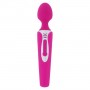 Massaggiatore wand vibratore vaginale ricaricabile in silicone stimola clitoride