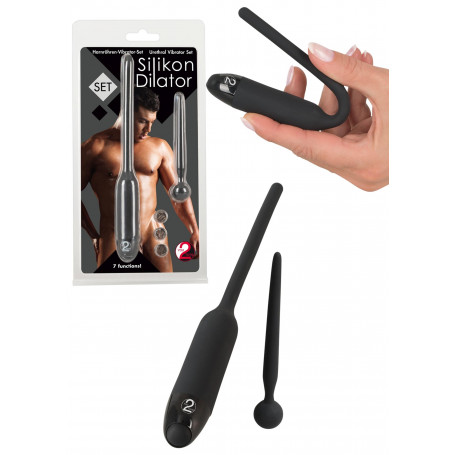 Dilatatore stimolatore vibrante uretrale per pene in silicone sonda plug