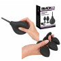 Kit plug anale set con peretta doccia anale butt pietra dildo in silicone nero