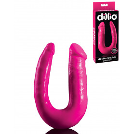 Fallo doppio realistico vaginale anale dildo morbido double sex toy per coppia