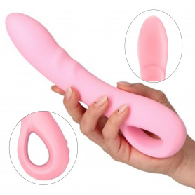 Vibratore per punto G ricaricabile in silicone fallo vibrante vaginale sex toys